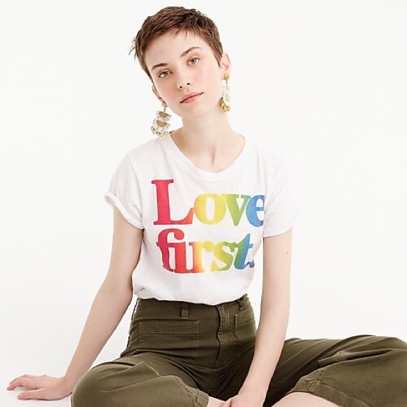 J. Crew Tops - J. Crew Love First Tee, Sz Small